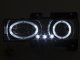 Chevy Tahoe 1995-1999 Clear Halo Headlights and LED Bumper Lights