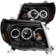 Toyota Tacoma 2005-2011 Black Projector Headlights CCFL Halo LED