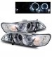 Honda Accord 1998-2002 Projector Headlights Chrome CCFL Halo