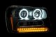 Chevy TrailBlazer 2002-2009 Black Halo Projector Headlights LED Signals
