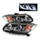 Honda Civic 2012-2014 Projector Headlights Black U-Shape Halo