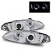 Eagle Talon 1995-1996 Projector Headlights Chrome Halo LED