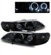 Honda Accord 1998-2002 Projector Headlights Black CCFL Halo