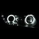 Honda Civic Sedan 2006-2011 Projector Headlights Black Halo LED DRL