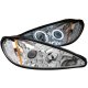 Pontiac Grand AM 1999-2005 Projector Headlights Chrome CCFL Halo LED