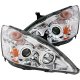 Honda Accord 2003-2007 Projector Headlights Chrome Halo LED