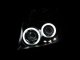 Nissan Pathfinder 2005-2007 Black Projector Headlights CCFL Halo LED