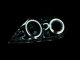 Toyota Corolla 2009-2010 Projector Headlights Chrome CCFL Halo