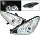 Lexus ES300 2002-2003 Chrome Projector Headlights CCFL Halo LED