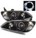 Honda Civic 2004-2005 Projector Headlights Black Halo