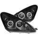 Lexus ES300 2002-2003 Black Projector Headlights CCFL Halo LED