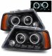 Lincoln Navigator 2003-2006 Projector Headlights Black CCFL Halo LED