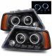 Lincoln Navigator 2003-2006 Projector Headlights Black Halo LED