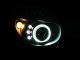 Subaru Impreza 2002-2003 Projector Headlights Black CCFL Halo LED