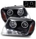 Jeep Grand Cherokee 1999-2004 Projector Headlights Black LED DRL Halo