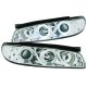 Pontiac Grand Prix 1997-2003 Projector Headlights Chrome Halo LED