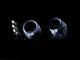 Mitsubishi Eclipse 1995-1996 Projector Headlights Chrome Halo LED