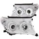 Toyota Land Cruiser 2008-2010 Clear Projector Headlights CCFL Halo LED