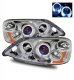 Honda Civic 2001-2003 Projector Headlights Chrome Halo