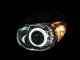 Subaru Impreza 2002-2003 Projector Headlights Chrome CCFL Halo LED