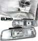 Chevy Silverado 1999-2002 Chrome Euro Headlights
