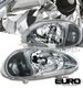 Honda Del Sol 1993-1997 Smoked Euro Headlights