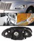 Chrysler PT Cruiser 2001-2005 Black Euro Headlights