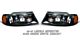 Lincoln Navigator 1998-2002 Black Euro Headlights