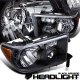 Toyota Tundra 2007-2013 Black Euro Headlights