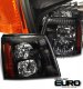 Cadillac Escalade 2002 Black Euro Headlights