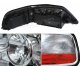 Lincoln Town Car 2003-2004 Clear Euro Headlights