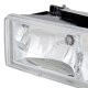 Chevy Suburban 1992-1999 Clear Euro Headlights