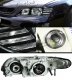 Acura CL 1997-1999 Depo Black Hezel Euro Headlights with Corner lights