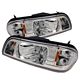 Ford Mustang 1987-1993 Clear Euro Headlights