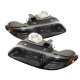 Dodge Caravan 1996-2000 Black Euro Headlights