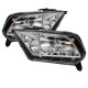 Ford Mustang 2010-2014 Clear Euro Headlights with LED