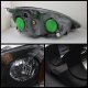 Acura RSX 2002-2004 Black Headlights