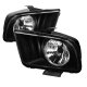 Ford Mustang 2005-2009 Black Euro Headlights