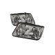 VW Jetta 1999-2005 Clear Crystal Euro Headlights