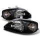 Honda Civic 1999-2000 Black Euro Headlights