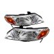 Honda Civic Sedan 2006-2008 Clear Euro Headlights