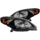 Toyota Matrix 2003-2007 Black Euro Headlights