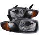 Chevy Cavalier 2003-2005 Black Euro Headlights