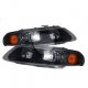 Chrysler Sebring Coupe 1997-2000 Black Euro Headlights