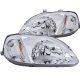 Honda Civic 1999-2000 Clear Euro Headlights