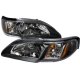 Ford Mustang 1994-1998 Black Euro Headlights