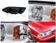 Ford Mustang 1987-1993 Clear Headlights One Piece