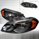 Chevy Impala 2006-2010 Depo Black Euro Headlights