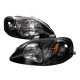 Honda Civic 1999-2000 Black Custom Headlights