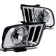 Ford Mustang 2005-2009 Chrome Euro Headlights